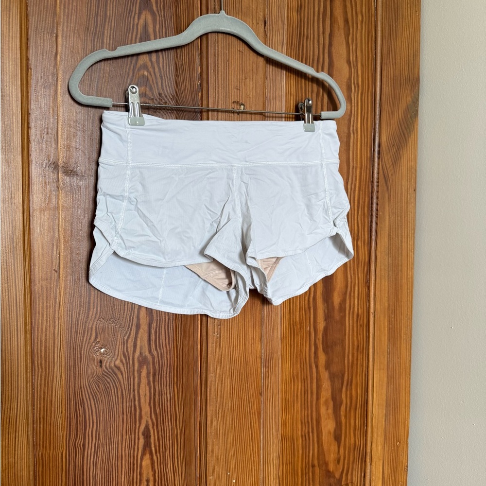 lululemon athletica White Athletic Shorts